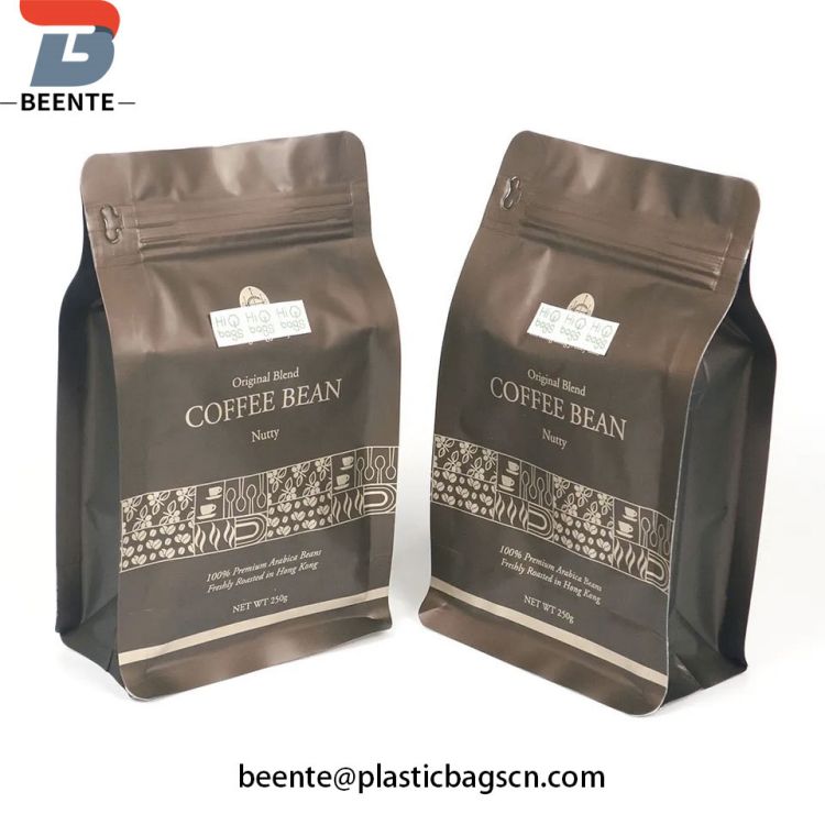 Plana Solum Package Kraft Paper Tea Pera Coffee Bean Packaging Sacculi